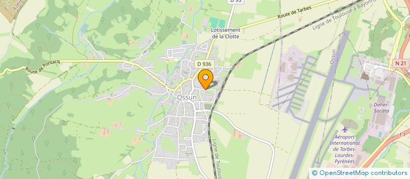 localisation de l'entreprise MADAME MARIE-HELENE MENGINOU-BOUETTE  OSSUN