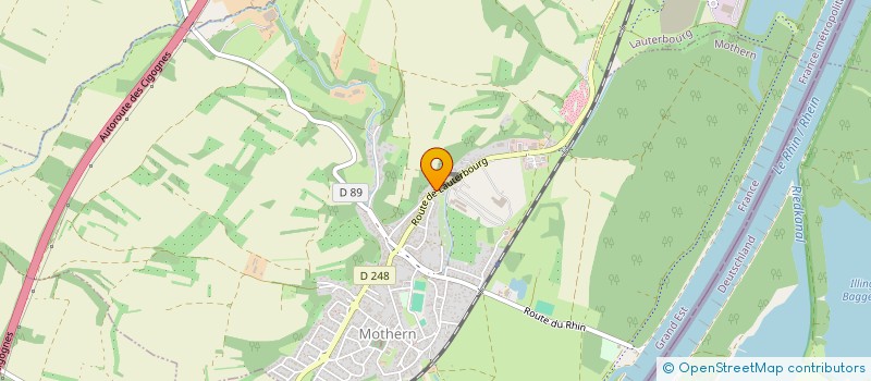 localisation de l'entreprise MADAME MARIE HELENE MEYER  MOTHERN