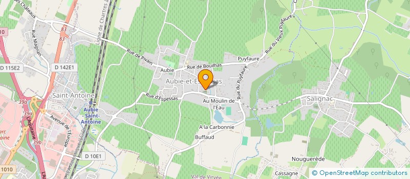 localisation de l'entreprise MADAME MARIE HELENE MONGE  VAL DE VIRVEE