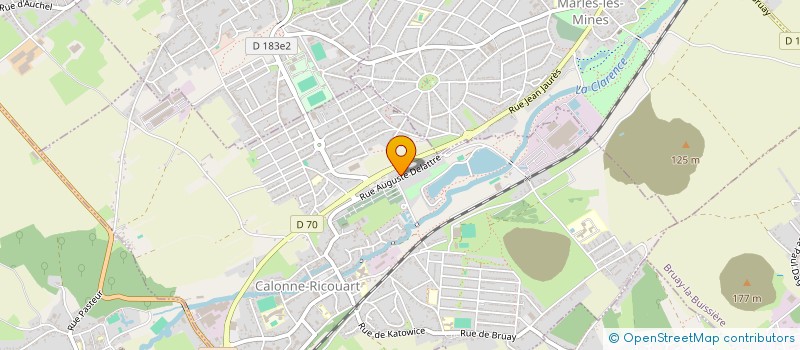 localisation de l'entreprise MADAME MARIE HELENE MOREL  CALONNE-RICOUART