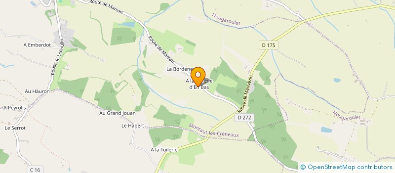 localisation de l'entreprise MADAME MARIE-HELENE MOUIOR à MONTAUT-LES-CRENEAUX