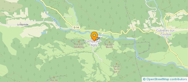 localisation de l'entreprise MADAME MARIE HELENE NAPOLI  CAMPS SUR L'AGLY