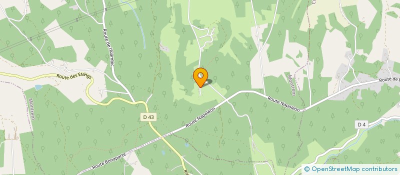 localisation de l'entreprise MADAME MARIE HELENE NARDOU  MONTREM