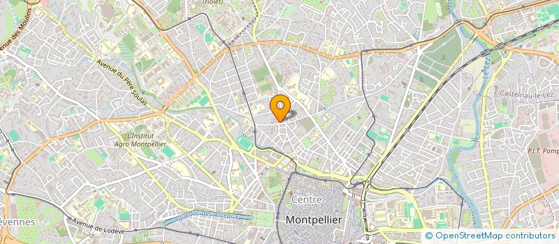 localisation de l'entreprise MADAME MARIE HELENE NOGUES à MONTPELLIER