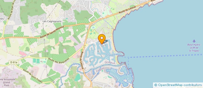 localisation de l'entreprise MADAME MARIE HELENE NORDEMANN  GRIMAUD