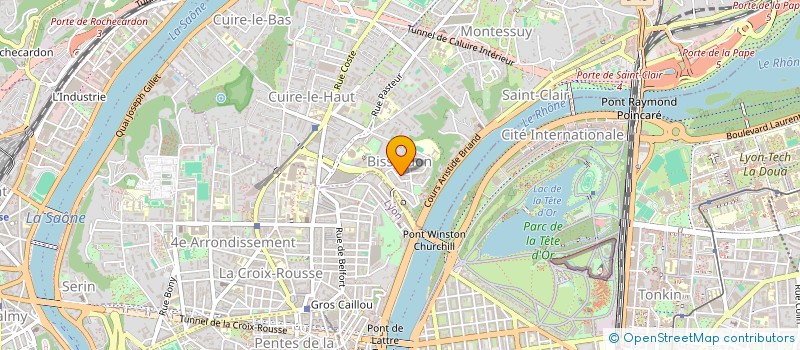 localisation de l'entreprise MADAME MARIE HELENE PARTAKELIDIS  CALUIRE-ET-CUIRE