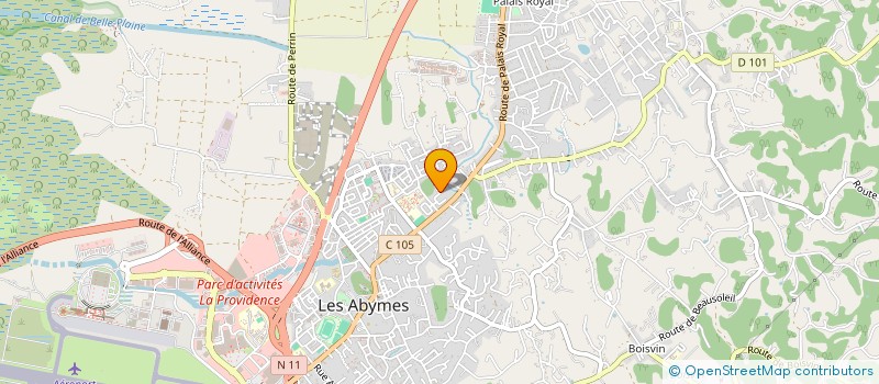 localisation de l'entreprise MADAME MARIE-HELENE PASQUIN à LES ABYMES