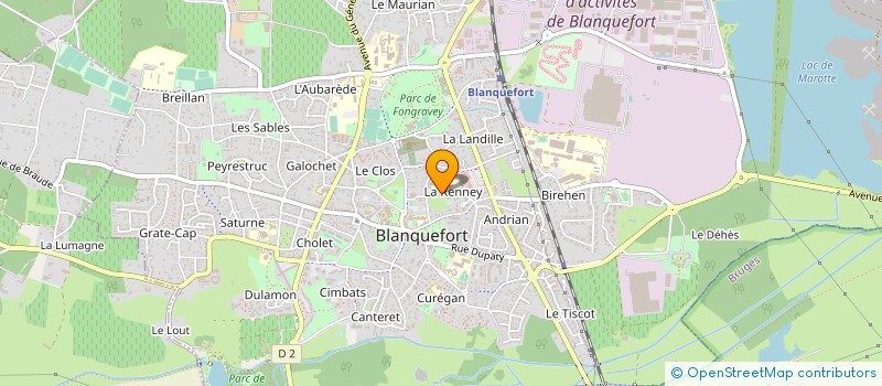 localisation de l'entreprise MADAME MARIE HELENE PEREZ MORA à BLANQUEFORT