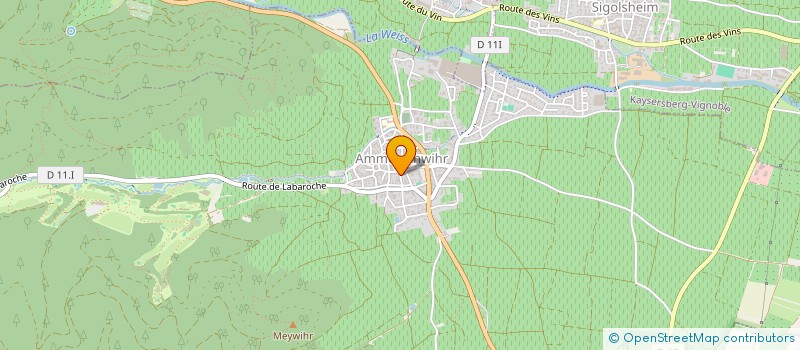 localisation de l'entreprise MADAME MARIE-HELENE PFLIEGER  AMMERSCHWIHR