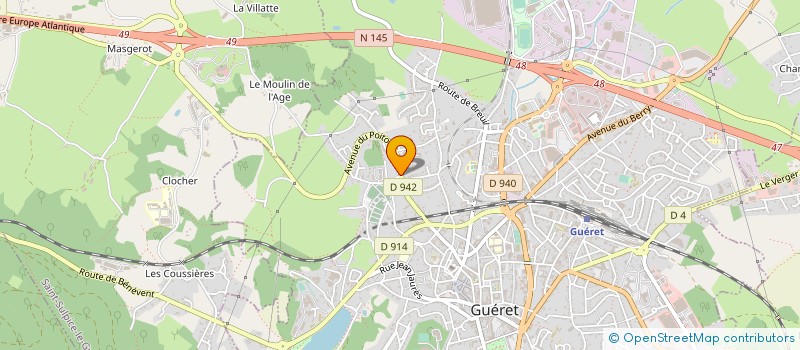 localisation de l'entreprise MADAME MARIE HELENE PILOT à GUERET
