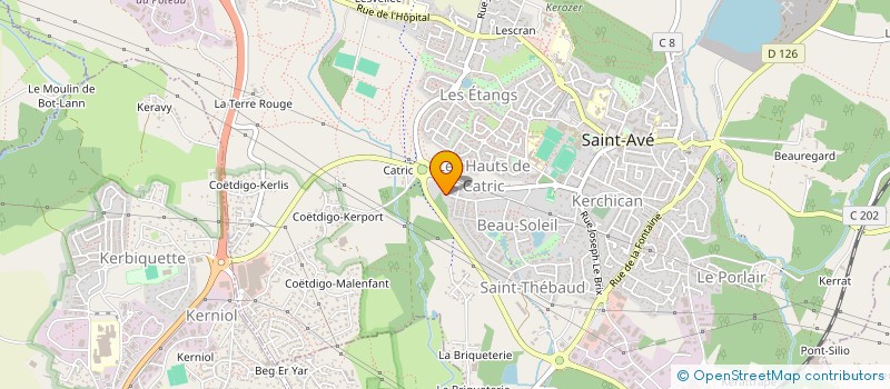 localisation de l'entreprise MADAME MARIE-HELENE PINOCHET  SAINT-AVE