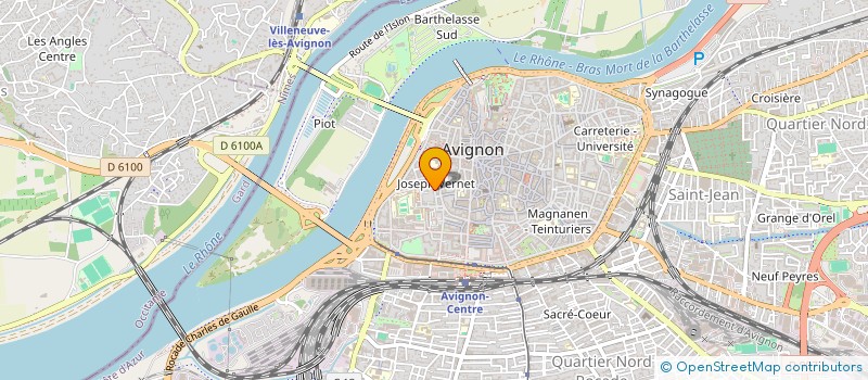 localisation de l'entreprise MADAME MARIE-HELENE PORQUET  AVIGNON