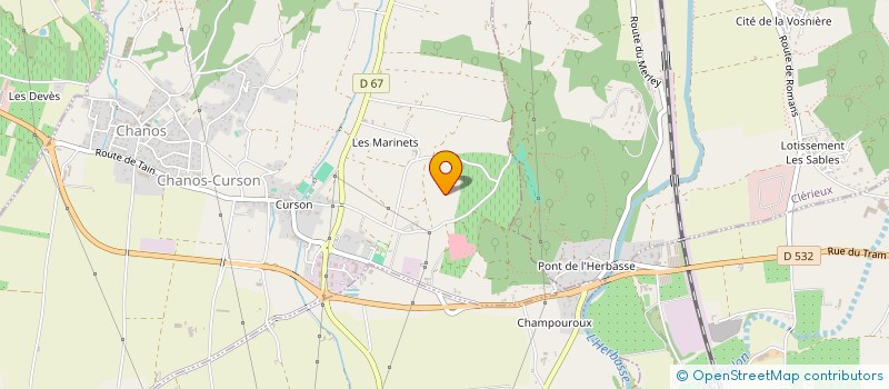 localisation de l'entreprise MADAME MARIE-HELENE POUENARD  BEAUMONT-MONTEUX