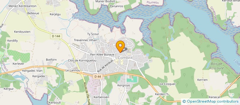 localisation de l'entreprise MADAME MARIE-HELENE QUEINNEC  COMBRIT