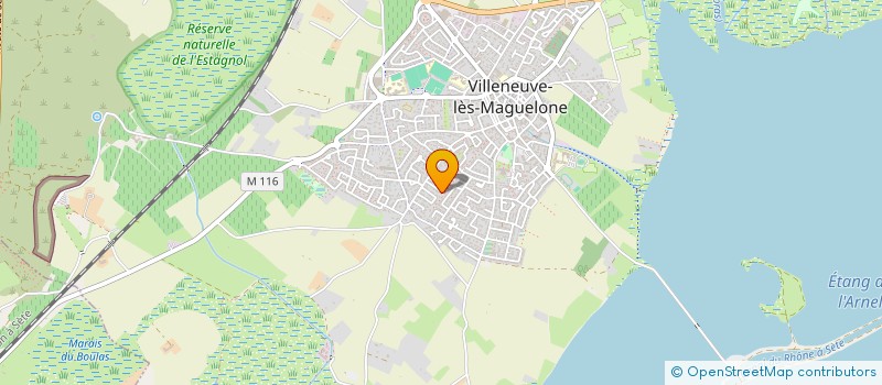 localisation de l'entreprise MADAME MARIE-HELENE QUINTAR  VILLENEUVE-LES-MAGUELONE