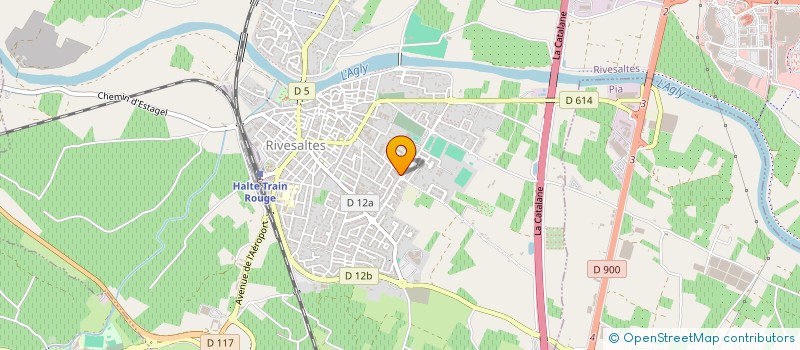 localisation de l'entreprise MADAME MARIE HELENE RANCIERE  RIVESALTES