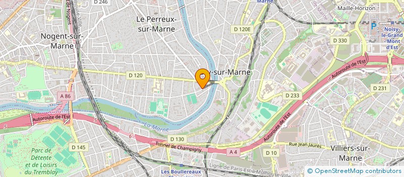 localisation de l'entreprise MADAME MARIE-HELENE RECHTMAN  LE PERREUX-SUR-MARNE