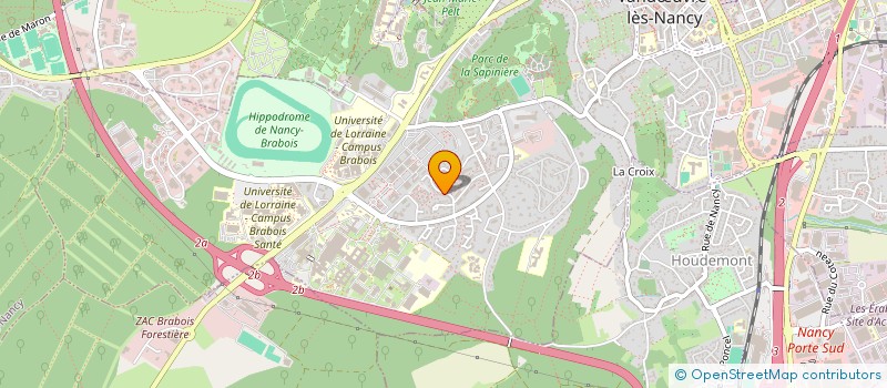 localisation de l'entreprise MADAME MARIE HELENE RECOUVREUR  VANDUVRE-LES-NANCY