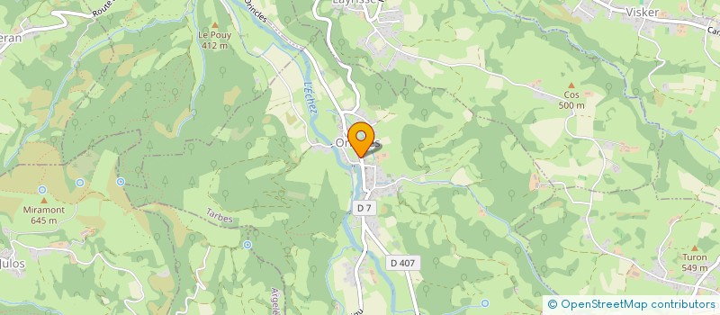 localisation de l'entreprise MADAME MARIE-HELENE RIBAUD  ORINCLES