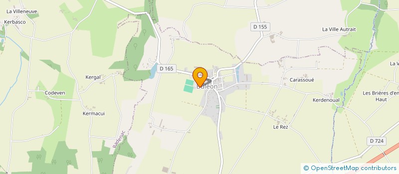 localisation de l'entreprise MADAME MARIE HELENE RICAUD  CRUGUEL
