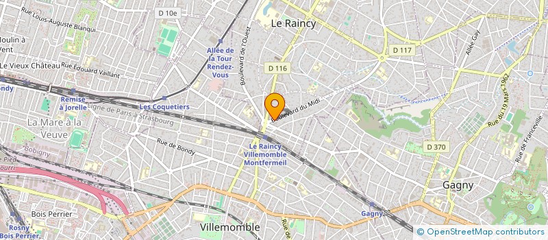 localisation de l'entreprise MADAME MARIE-HELENE RONDAN à LE RAINCY