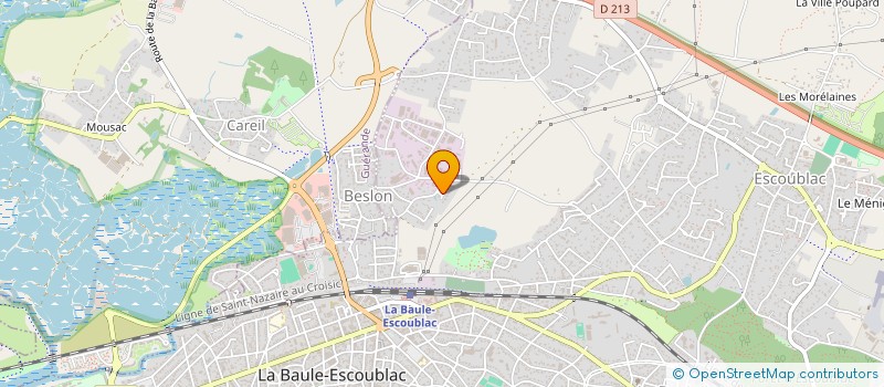 localisation de l'entreprise MADAME MARIE-HELENE ROSE-ROSETTE à LA BAULE-ESCOUBLAC