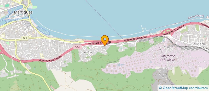 localisation de l'entreprise MADAME MARIE-HELENE ROUCAUTE  MARTIGUES