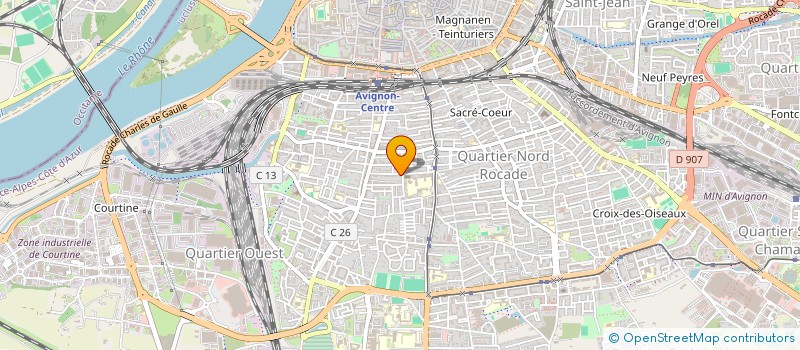 localisation de l'entreprise MADAME MARIE-HELENE SADOUL  AVIGNON