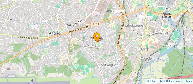 localisation de l'entreprise MADAME MARIE-HELENE SALLABERRY  BAYONNE