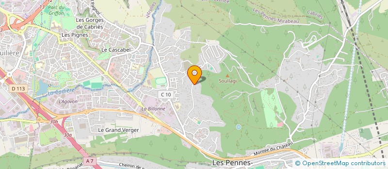 localisation de l'entreprise MADAME MARIE-HELENE SAUGERON à LES PENNES-MIRABEAU