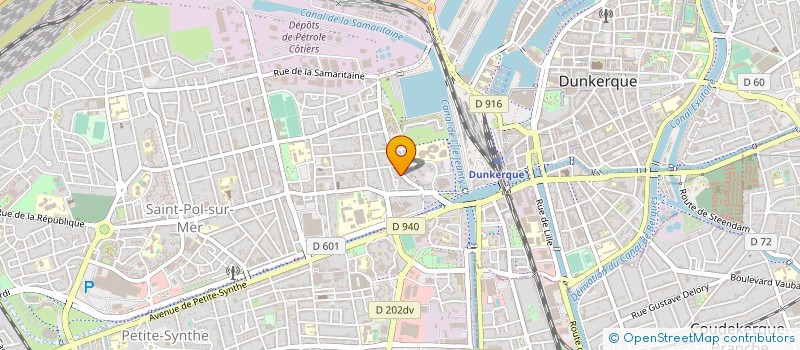 localisation de l'entreprise MADAME MARIE HELENE SCHREVEL  DUNKERQUE