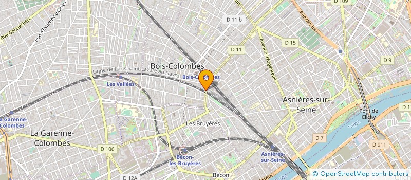 localisation de l'entreprise MADAME MARIE-HELENE SEBBAG à BOIS-COLOMBES