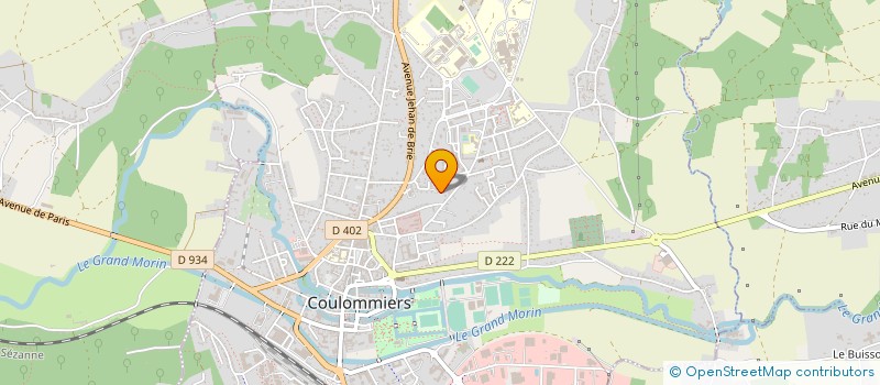 localisation de l'entreprise MADAME MARIE-HELENE SEVIN à COULOMMIERS