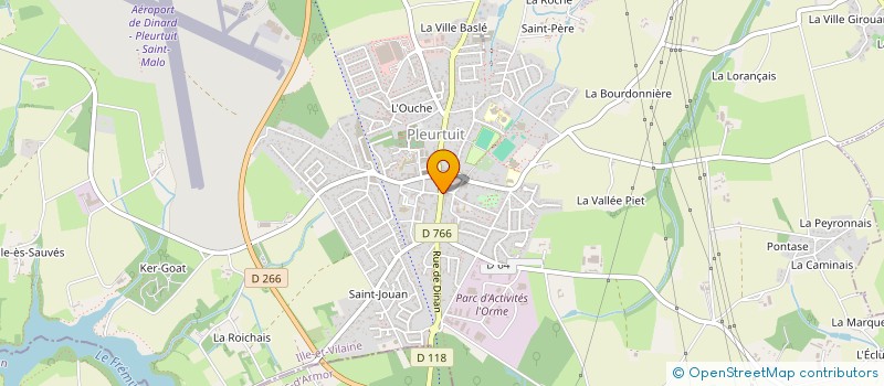 localisation de l'entreprise MADAME MARIE-HELENE SIEGL  PLEURTUIT