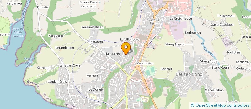 localisation de l'entreprise MADAME MARIE-HELENE SIGNOUR  CONCARNEAU