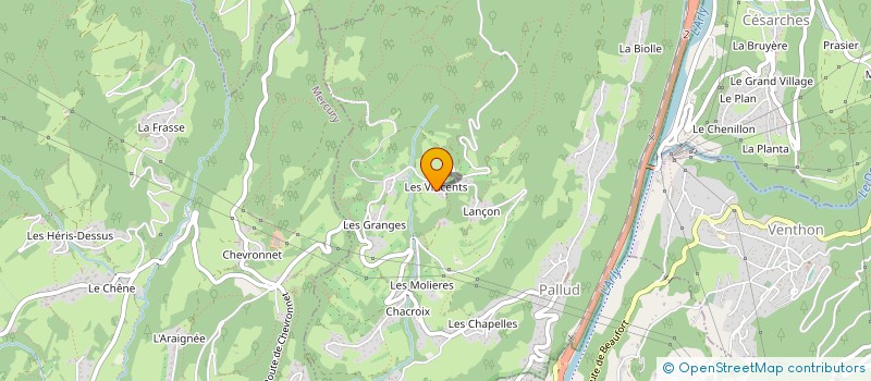 localisation de l'entreprise MADAME MARIE-HELENE SIMON  PALLUD