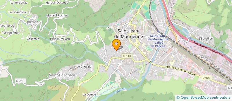 localisation de l'entreprise MADAME MARIE-HELENE SOUZY à SAINT-JEAN-DE-MAURIENNE
