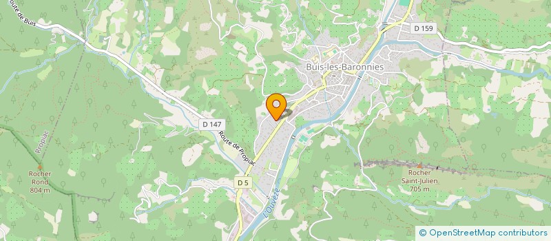 localisation de l'entreprise MADAME MARIE-HELENE STOKKIMK  BUIS-LES-BARONNIES