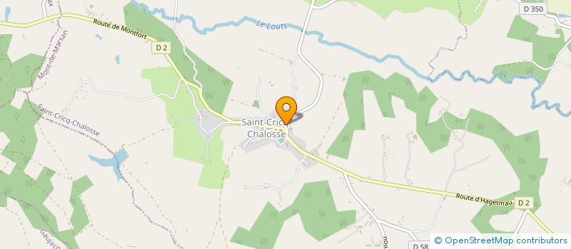 localisation de l'entreprise MADAME MARIE HELENE SULLIET  SAINT-CRICQ-CHALOSSE