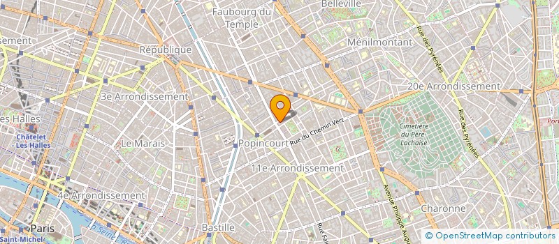 localisation de l'entreprise MADAME MARIE-HELENE TAISNE à PARIS