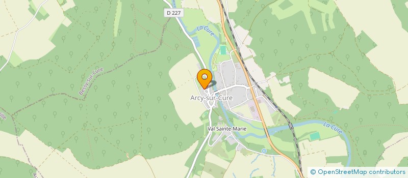 localisation de l'entreprise MADAME MARIE-HELENE TAISSET  ARCY-SUR-CURE