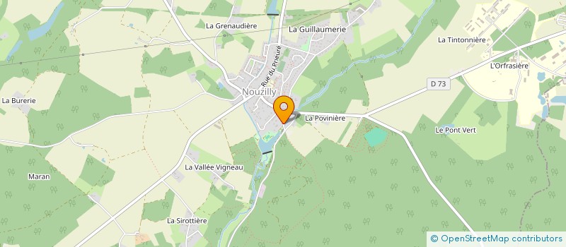 localisation de l'entreprise MADAME MARIE-HELENE TERRIOT  NOUZILLY