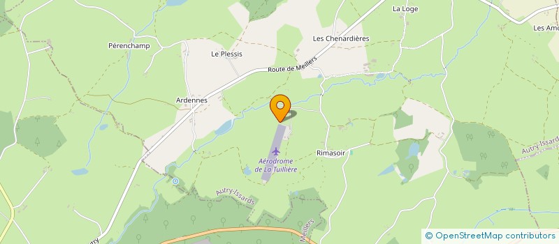 localisation de l'entreprise MADAME MARIE HELENE TISSERONT  AUTRY-ISSARDS