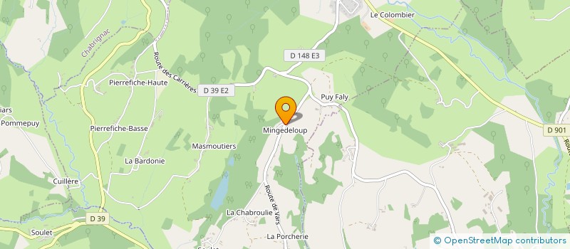 localisation de l'entreprise MADAME MARIE HELENE TOMAS  SAINT-BONNET-LA-RIVIERE