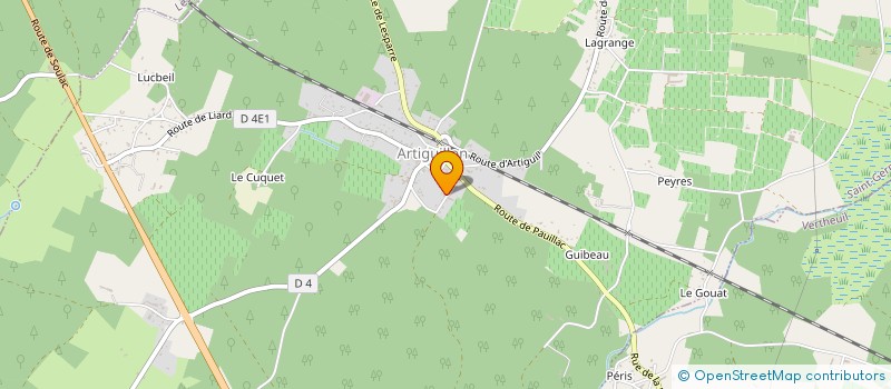 localisation de l'entreprise MADAME MARIE HELENE TUFRAUD  LESPARRE-MEDOC