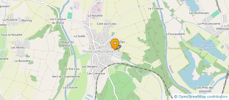 localisation de l'entreprise MADAME MARIE HELENE VAN TILBEURGH  THORE-LA-ROCHETTE