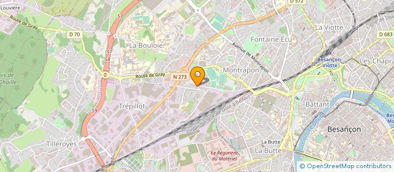 localisation de l'entreprise MADAME MARIE-HELENE VAULOT  BESANCON