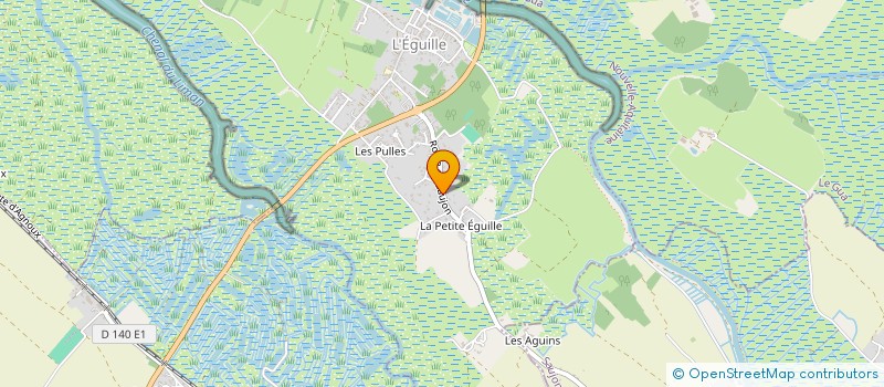 localisation de l'entreprise MADAME MARIE-HELENE VAUR  L'EGUILLE