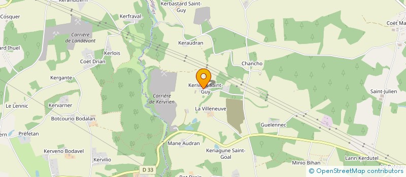 localisation de l'entreprise MADAME MARIE HELENE VELLA  PLUVIGNER