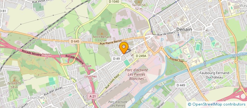 localisation de l'entreprise MADAME MARIE-HELENE VENIAT  DENAIN